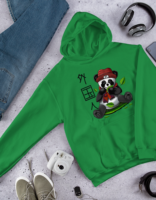 Load image into Gallery viewer, Jpanese Panda Unisex Hoodie
