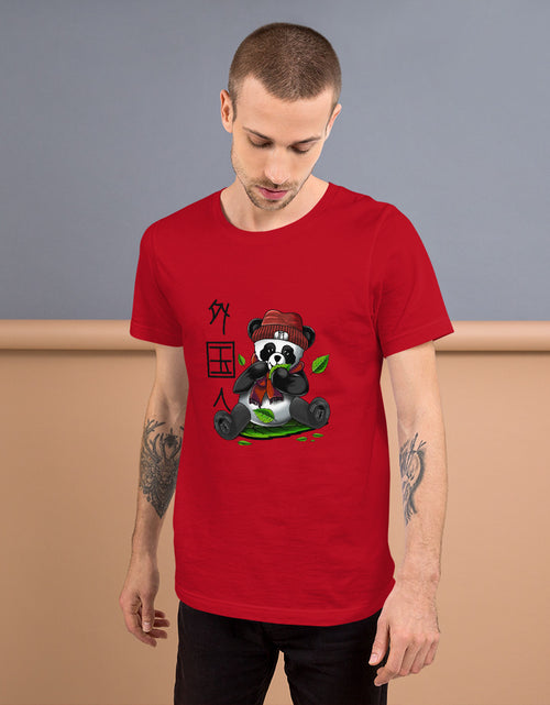 Load image into Gallery viewer, japanese Panda Short-Sleeve Unisex T-Shirt
