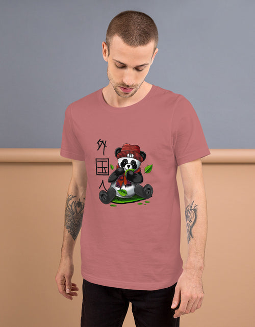 Load image into Gallery viewer, japanese Panda Short-Sleeve Unisex T-Shirt
