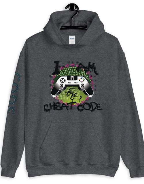 Load image into Gallery viewer, I am the cheat code Gamer Hoodie
