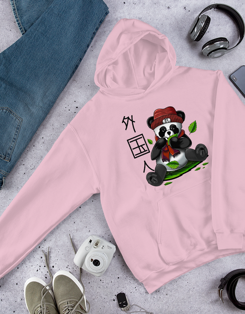 Load image into Gallery viewer, Jpanese Panda Unisex Hoodie
